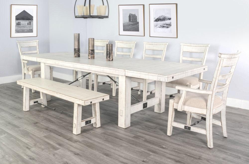 White Sand Extension Table White Dining Tables Sideboards and Things By Sunny D