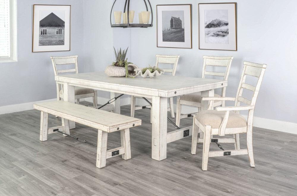 White Sand Extension Table White Dining Tables Sideboards and Things By Sunny D