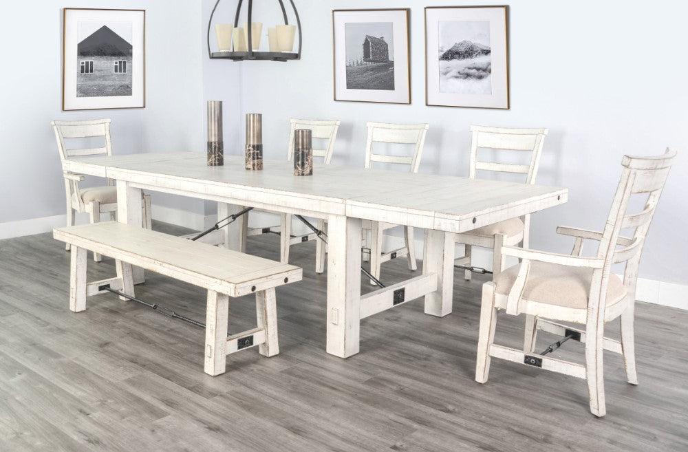 White Sand Extension Table White Dining Tables Sideboards and Things By Sunny D