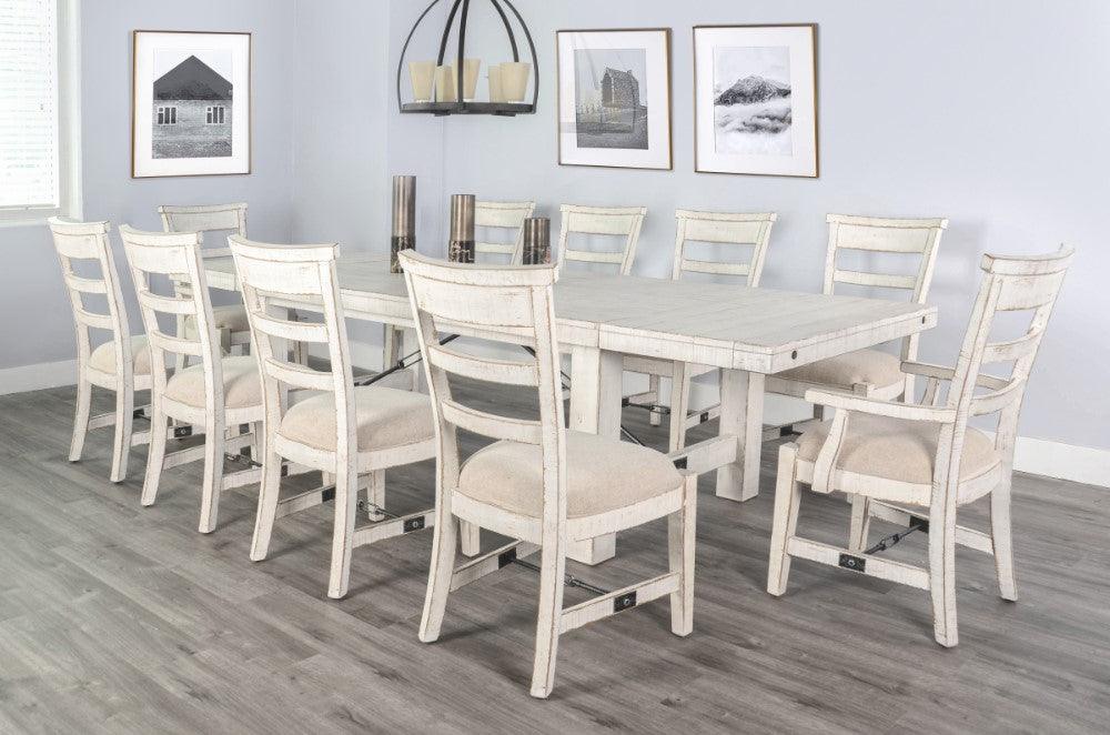 White Sand Extension Table White Dining Tables Sideboards and Things By Sunny D