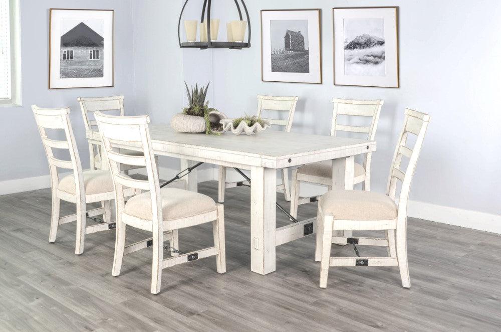 White Sand Extension Table White Dining Tables Sideboards and Things By Sunny D