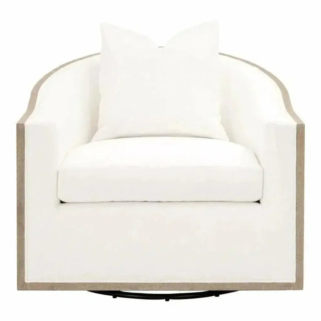 Essentials For Living Paxton Performance Fabric Swivel Club Chair