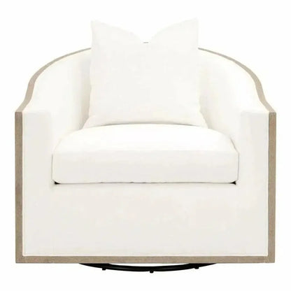 Essentials For Living Paxton Performance Fabric Swivel Club Chair