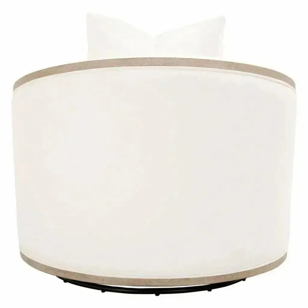 Essentials For Living Paxton Performance Fabric Swivel Club Chair