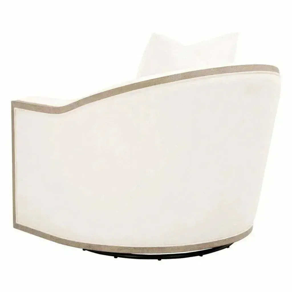 Essentials For Living Paxton Performance Fabric Swivel Club Chair