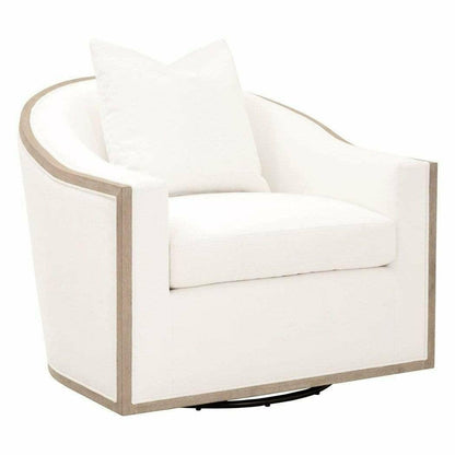 Paxton Swivel Club Chair LiveSmart Peyton-Pearl Natural Oak Club Chairs Sideboards and Things By Essentials For Living