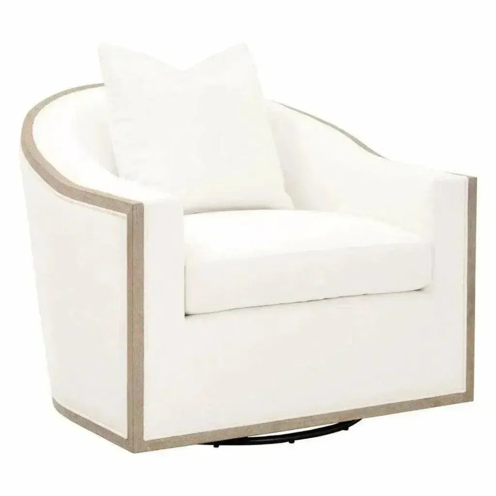 Essentials For Living Paxton Performance Fabric Swivel Club Chair