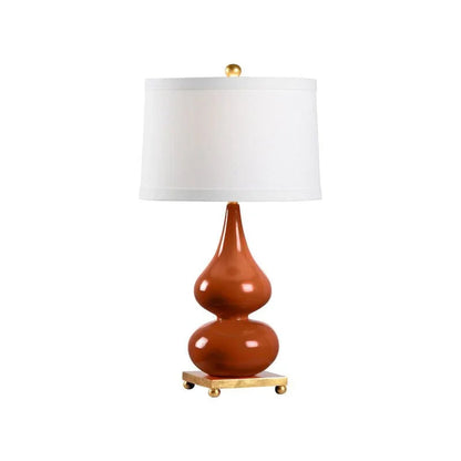 Whitney Glazed Ceramic Table Lamp - LOOMLAN - Wildwood - Table Lamps