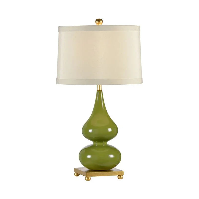 Whitney Glazed Ceramic Table Lamp - LOOMLAN - Wildwood - Table Lamps