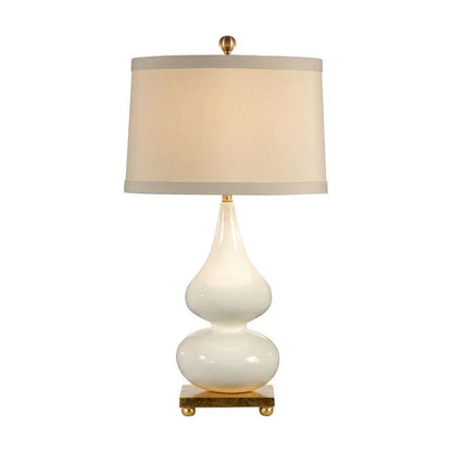Whitney Glazed Ceramic Table Lamp - LOOMLAN - Wildwood - Table Lamps