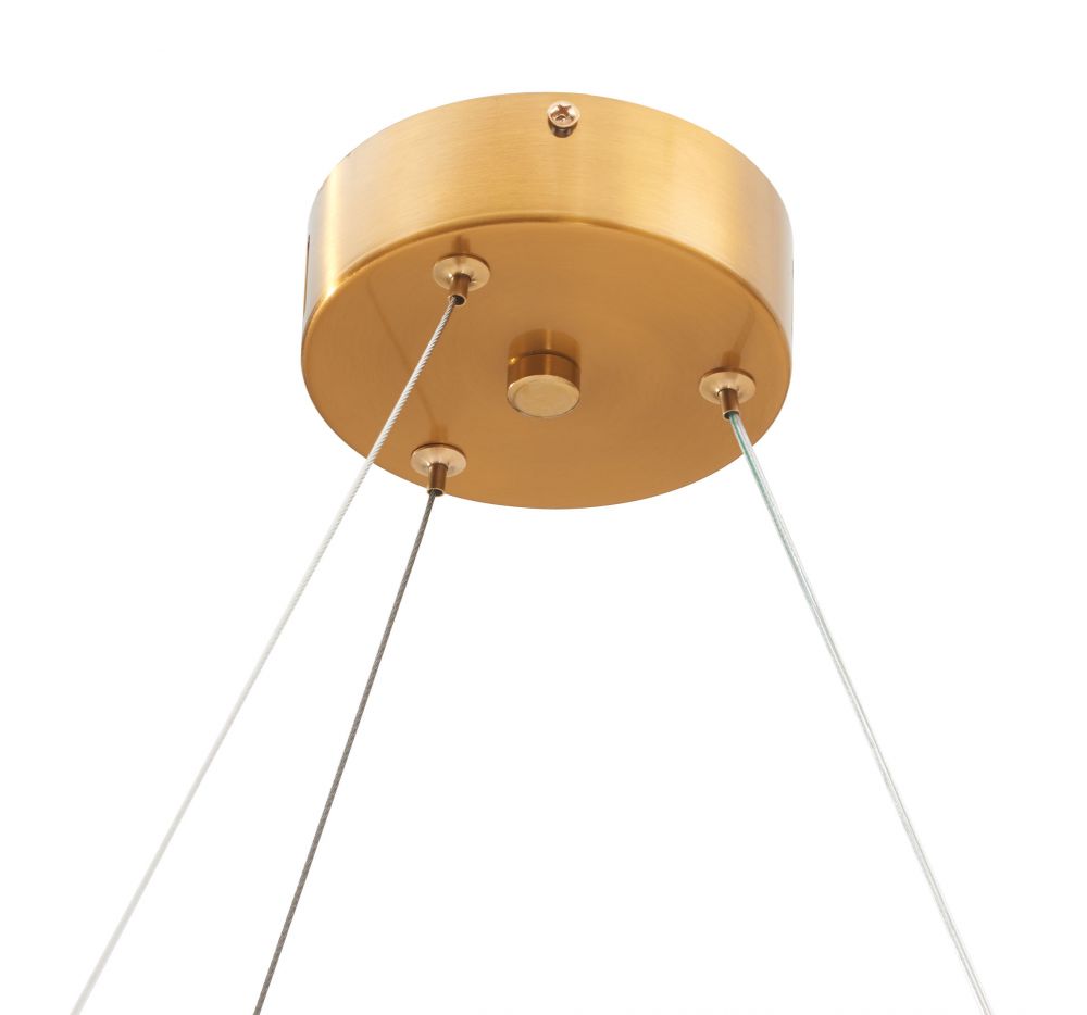 Zuo Modern Wiber Golden Steel Ceiling Lamp