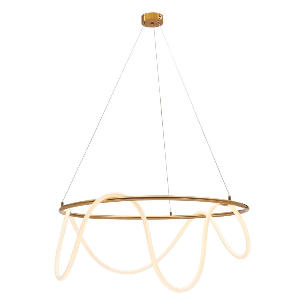 Zuo Modern Wiber Golden Steel Ceiling Lamp