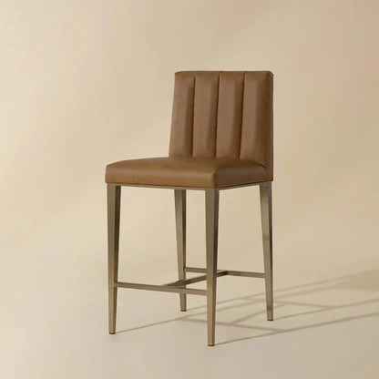 SUNPAN Wilbur Faux Leather Counter Stool