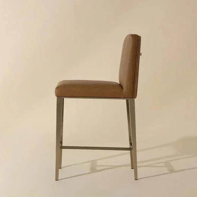 SUNPAN Wilbur Faux Leather Counter Stool