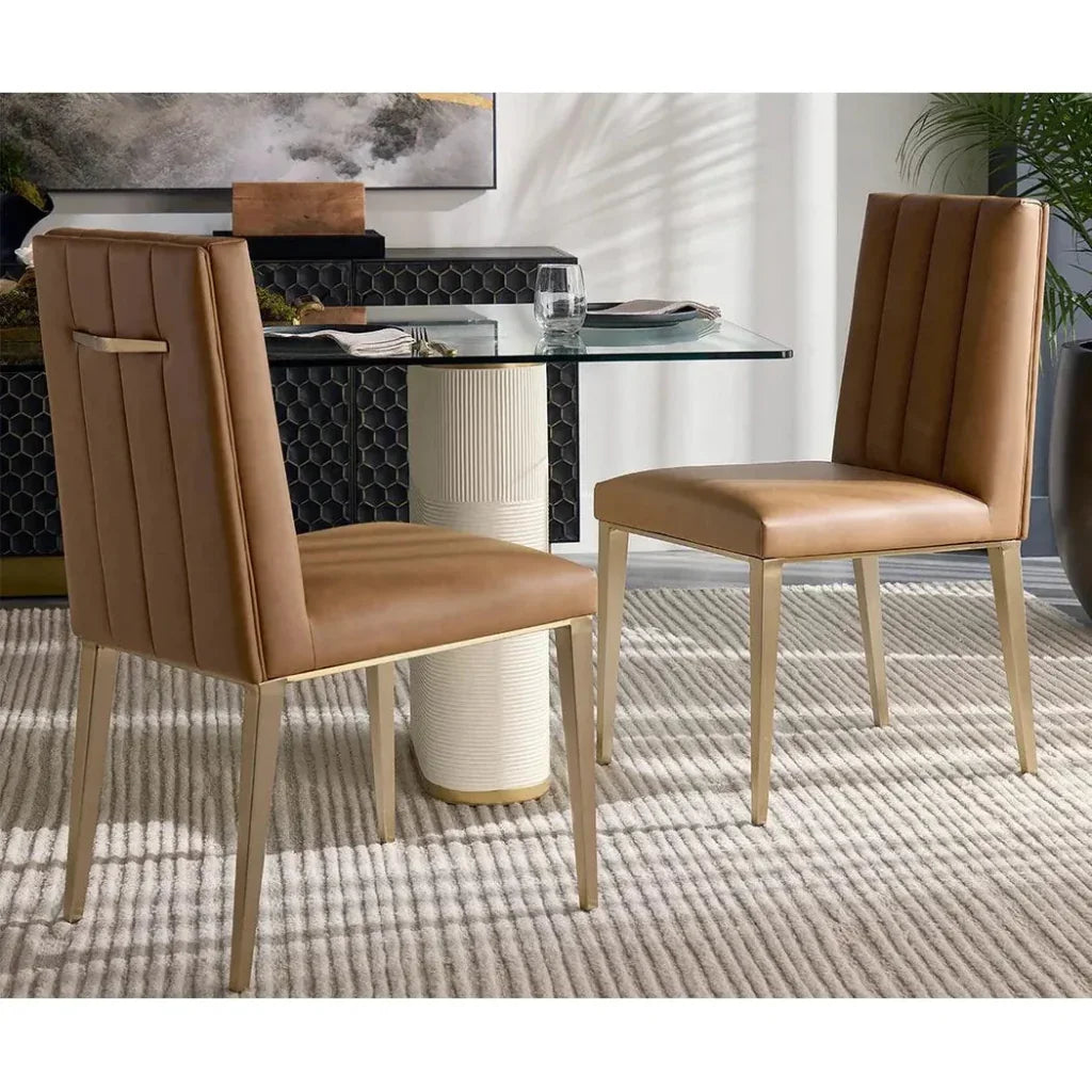 SUNPAN Wilbur Faux Leather Dining Chair