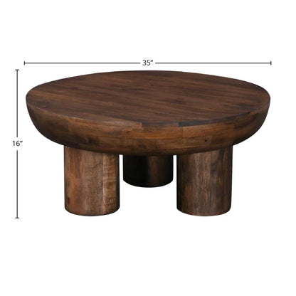 Wilder Wooden Round Coffee Table - view 12