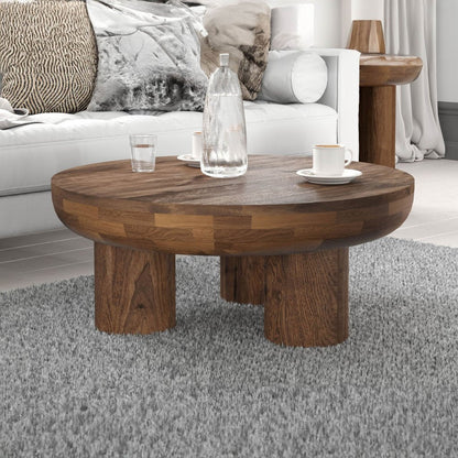 Wilder Wooden Round Coffee Table - view 2