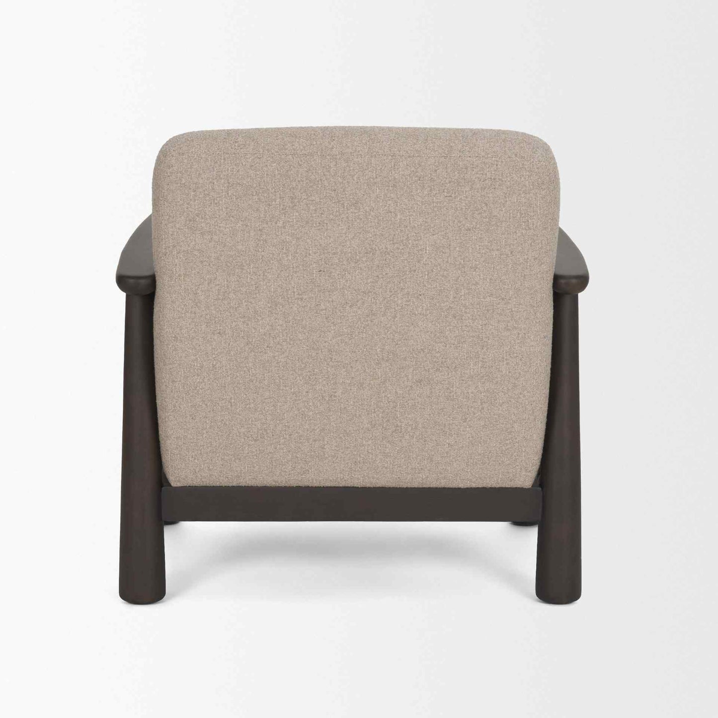 Willmar Mushroom Gray Fabric Lounge Chair