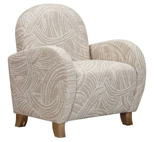 Bassett Mirror Willow Natural Wood Finish Accent Chair