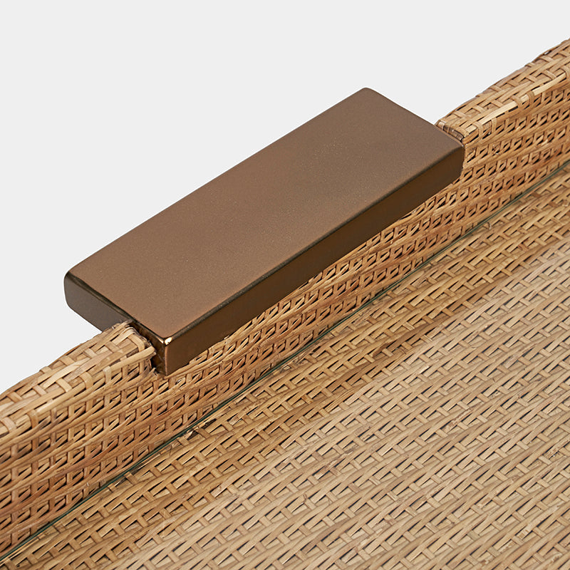 Luho Design House Willow Woven Rattan Tray