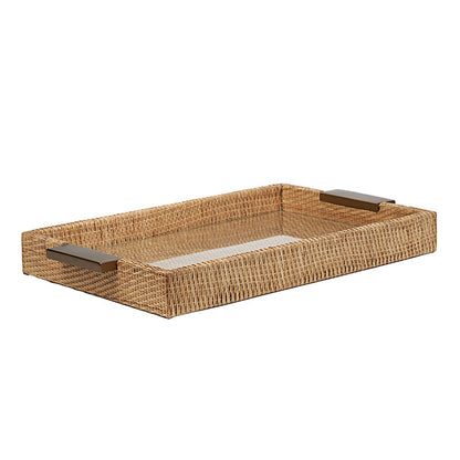 Luho Design House Willow Woven Rattan Tray