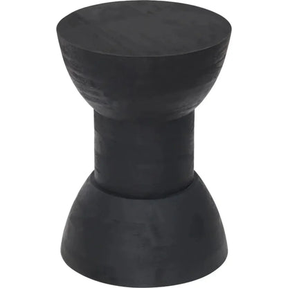 Wisdom Table Stool Matte Black - LOOMLAN - Zuo Modern - Side Tables