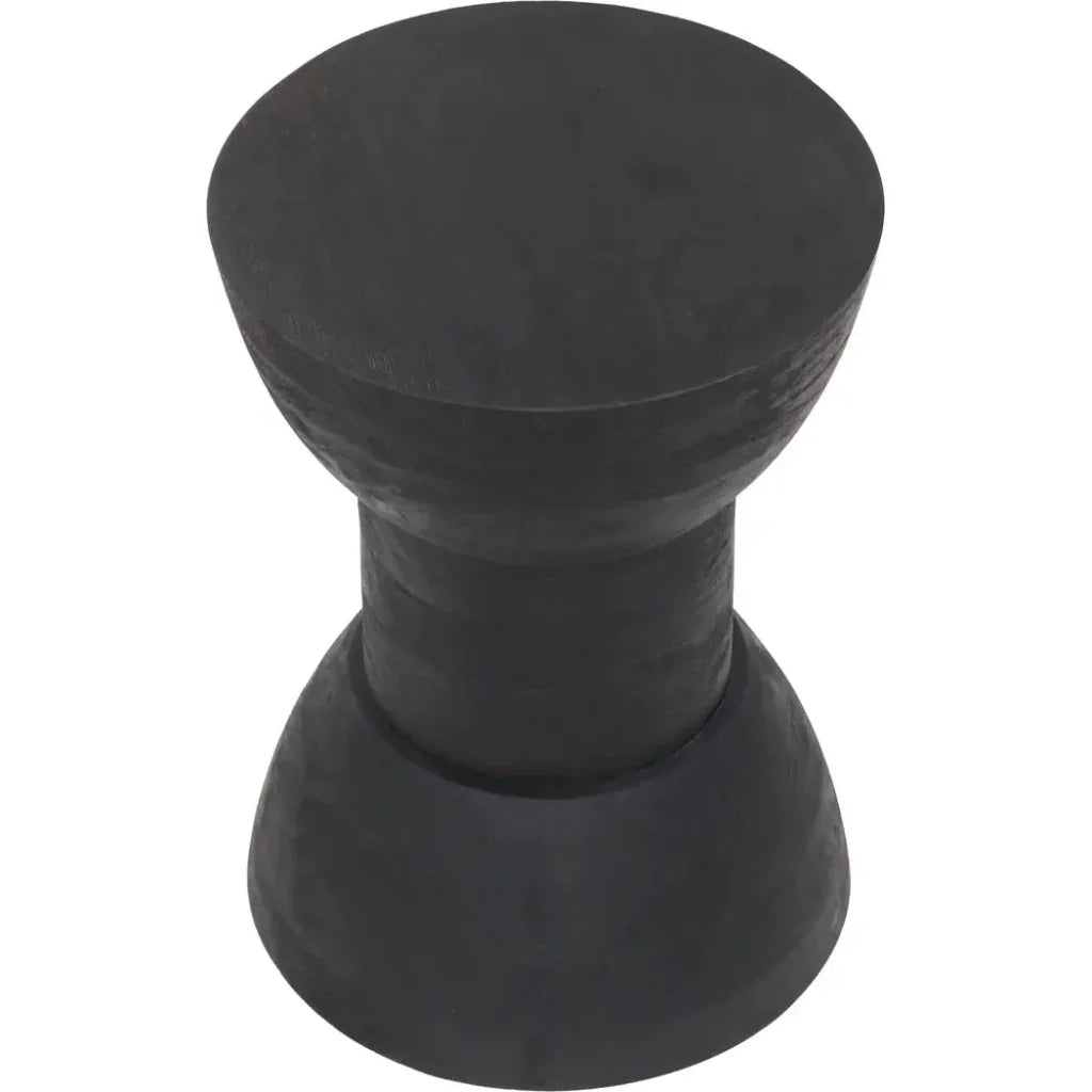 Wisdom Table Stool Matte Black - LOOMLAN - Zuo Modern - Side Tables