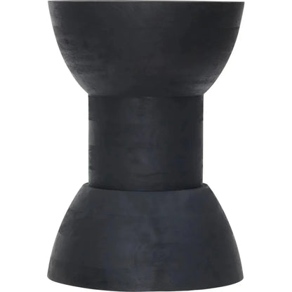 Wisdom Table Stool Matte Black - LOOMLAN - Zuo Modern - Side Tables