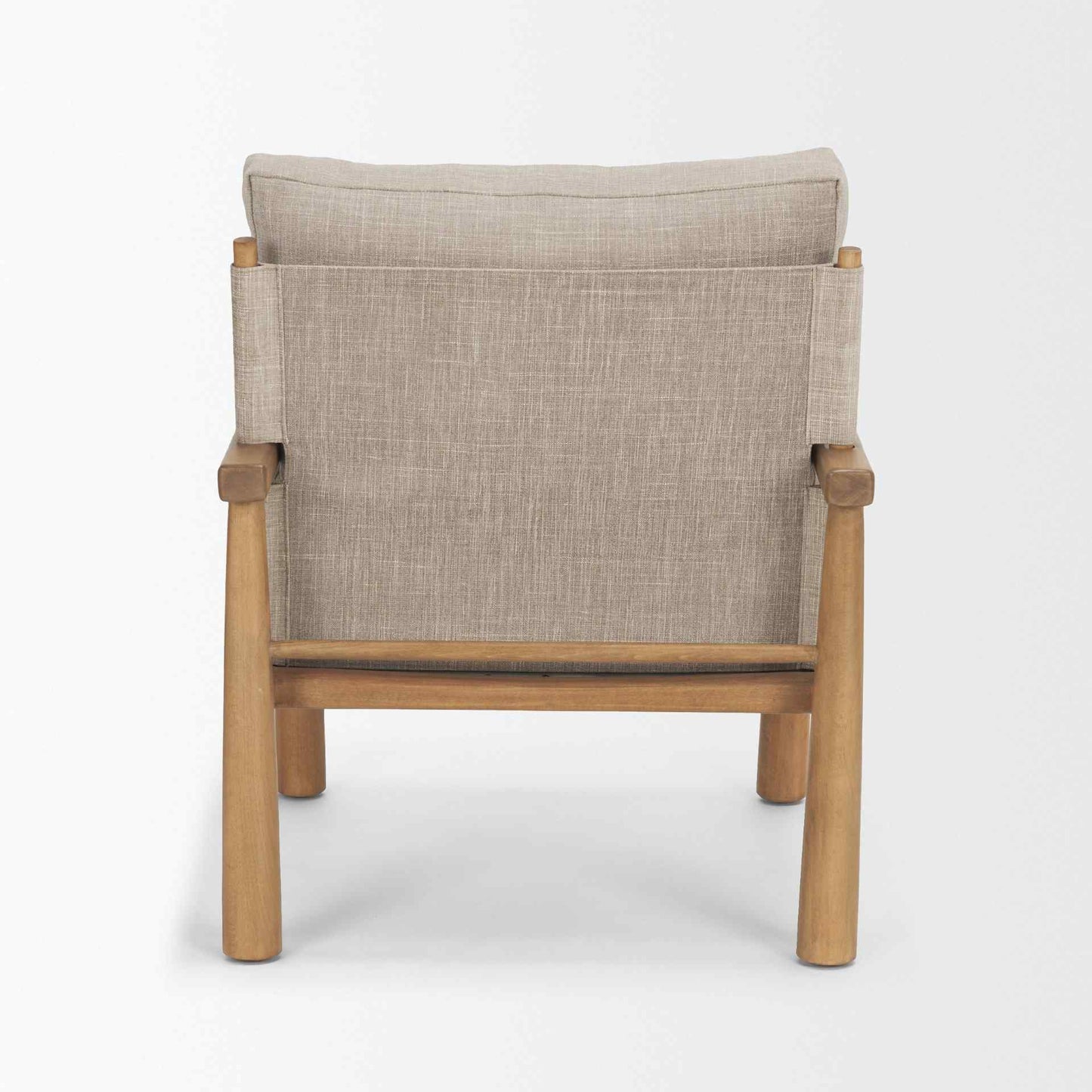 Witton Grey Fabric Backrest Lounge Chair