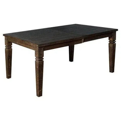 Wood Extendable Dining Table-Dining Tables-Sunny D-LOOMLAN