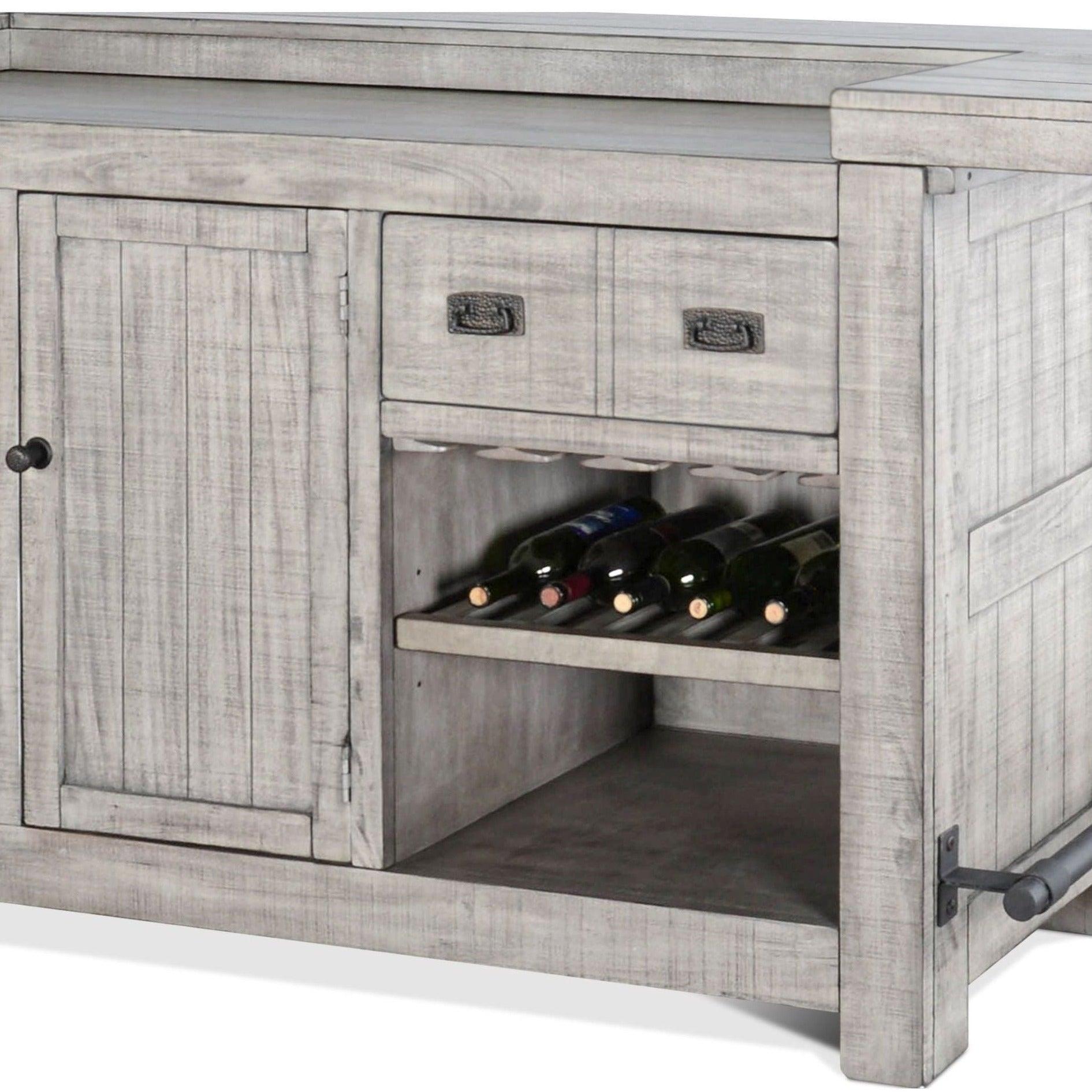 Wooden Basement Bar Island In Grey Home Bar Islands Sideboards and Things By Sunny D