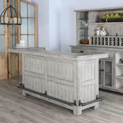 Wooden Basement Bar Island In Grey Home Bar Islands Sideboards and Things By Sunny D