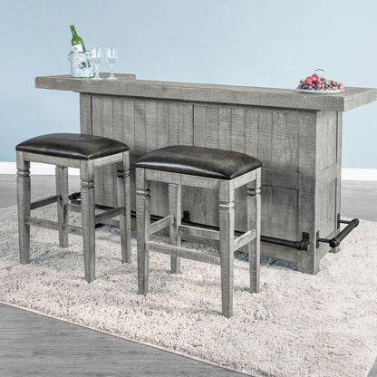 Wooden Basement Bar Island In Grey Home Bar Islands Sideboards and Things By Sunny D