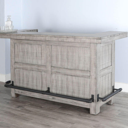 Wooden Basement Bar Island In Grey Home Bar Islands Sideboards and Things By Sunny D