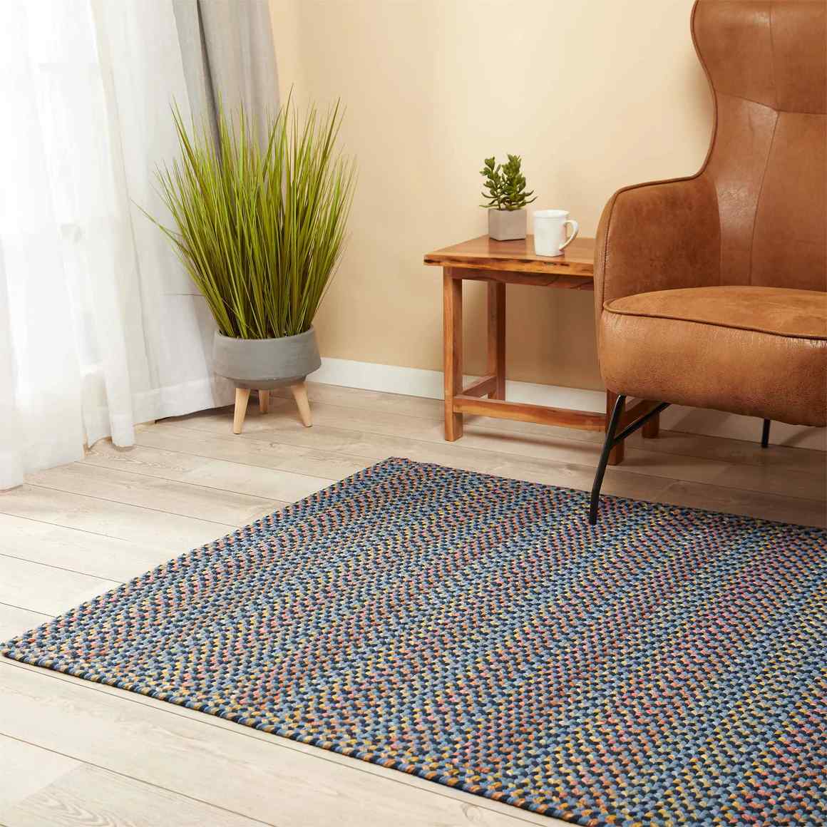 Rhody Rug Woodstock Braided Square Reversible Outdoor Rugs