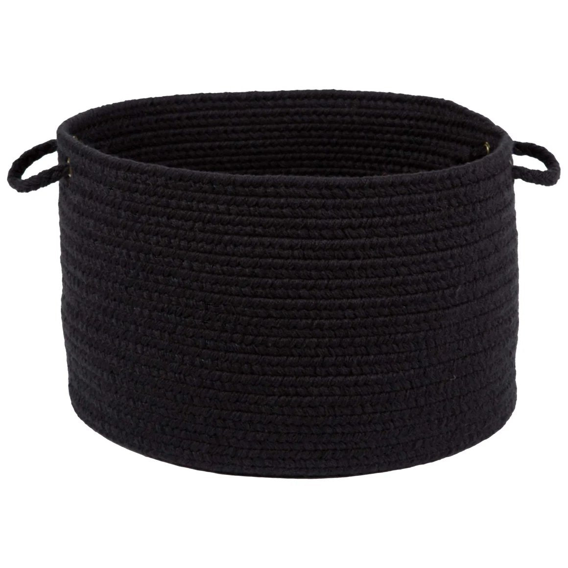 Rhody Rug Wool Solids Braided Handmade Basket