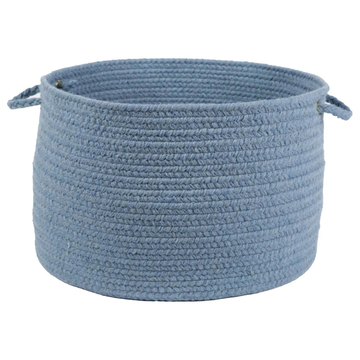 Rhody Rug Wool Solids Braided Handmade Basket