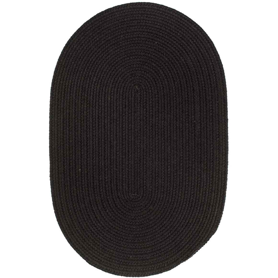 Rhody Rug Wool Solids Braided Oval Area Rugs