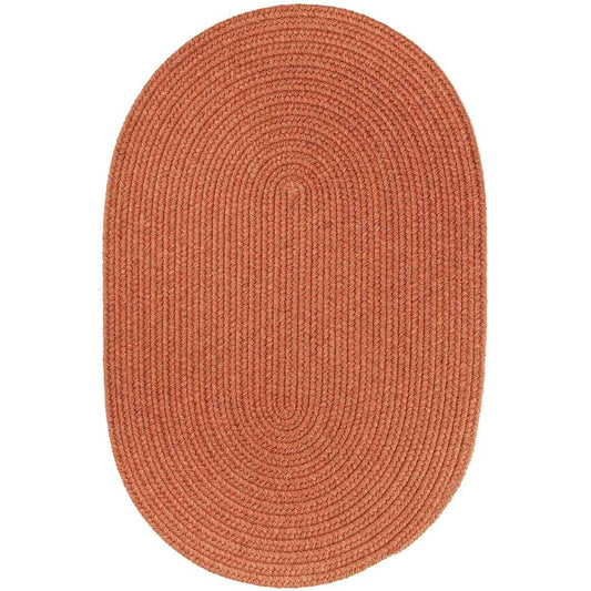 Rhody Rug Wool Solids Braided Oval Area Rugs