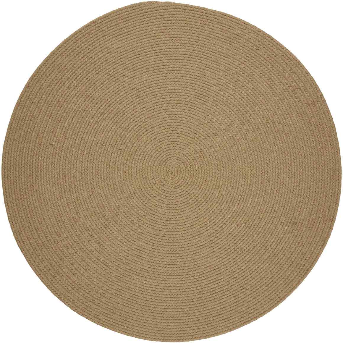 Rhody Rug Wool Solids Braided Round Area Rugs