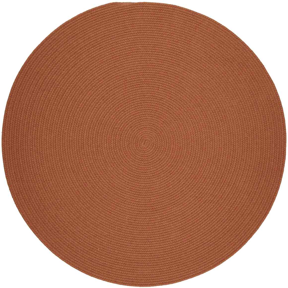 Rhody Rug Wool Solids Braided Round Area Rugs