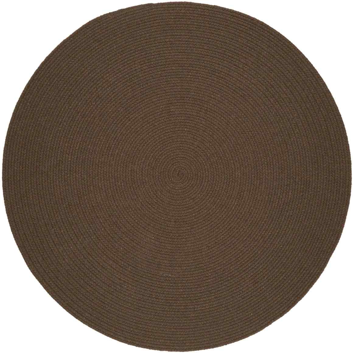 Rhody Rug Wool Solids Braided Round Area Rugs