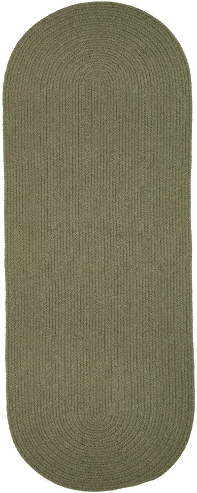 Rhody Rug Wool Solids Braided Runner Area Rugs