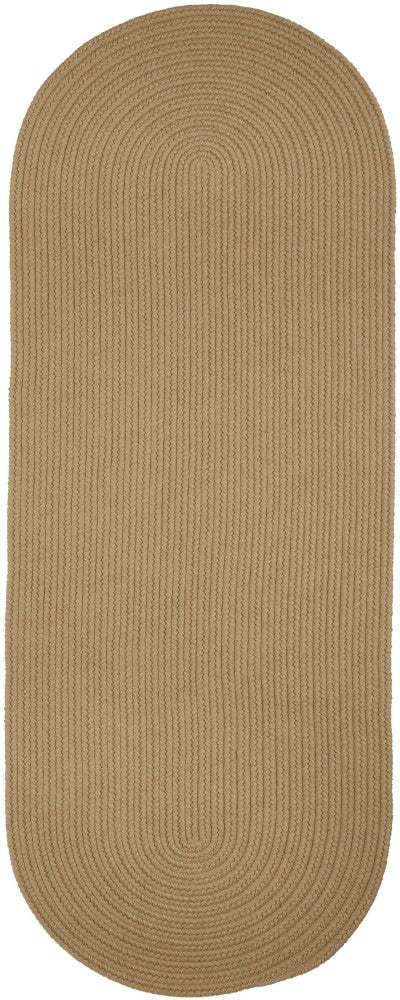 Rhody Rug Wool Solids Braided Runner Area Rugs