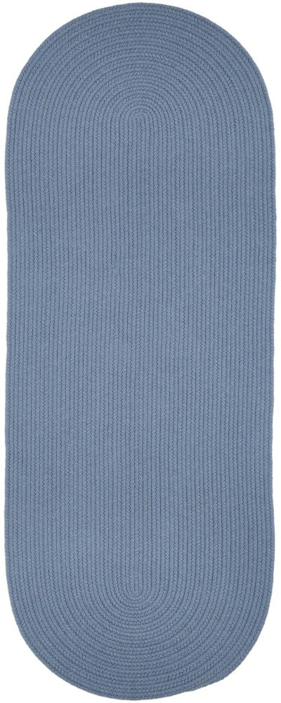 Rhody Rug Wool Solids Braided Runner Reversible Area Rugs