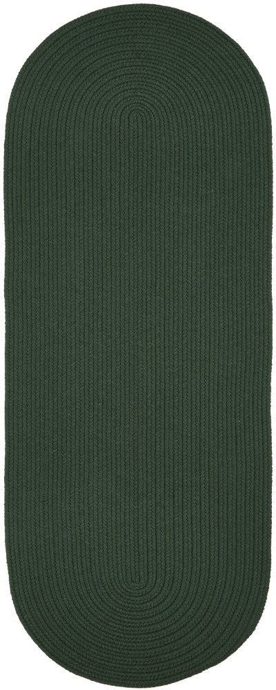 Rhody Rug Wool Solids Braided Runner Reversible Area Rugs