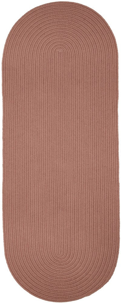 Rhody Rug Wool Solids Braided Runner Reversible Area Rugs