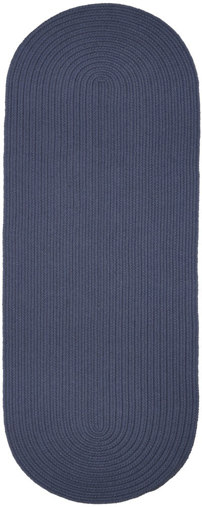 Rhody Rug Wool Solids Braided Runner Reversible Area Rugs