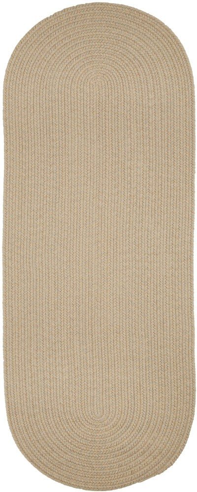 Rhody Rug Wool Solids Braided Runner Reversible Area Rugs
