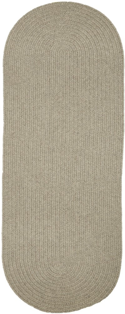 Rhody Rug Wool Solids Flat Braid Runner Area Rugs